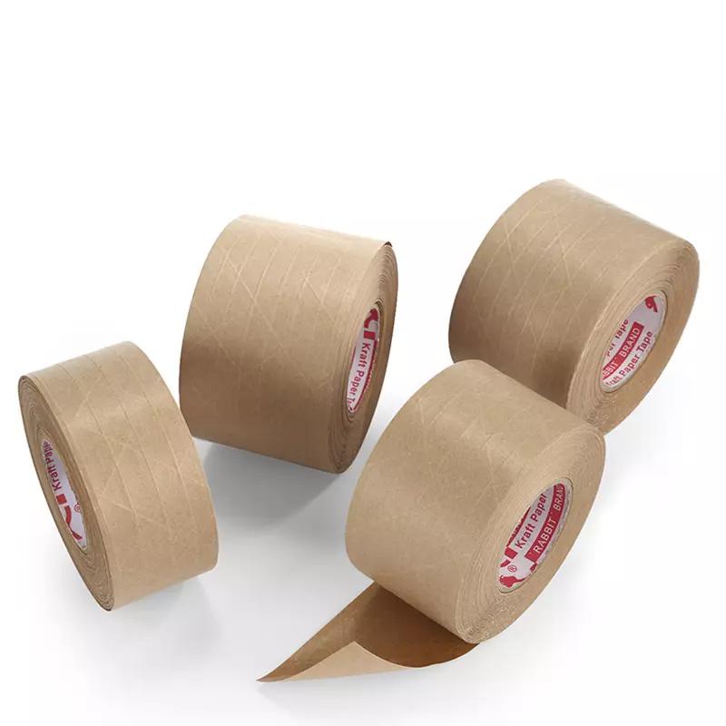 How does the kraft gummed paper tape stored?