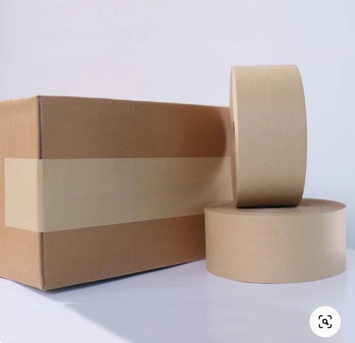 Printed brand LOGO water activated reinforced kraft paper tape packing tape